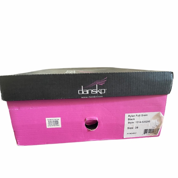 Dansko Rylan Crazy Horse Leather Mid-Calf Boot EU 39 Black - Picture 9 of 10